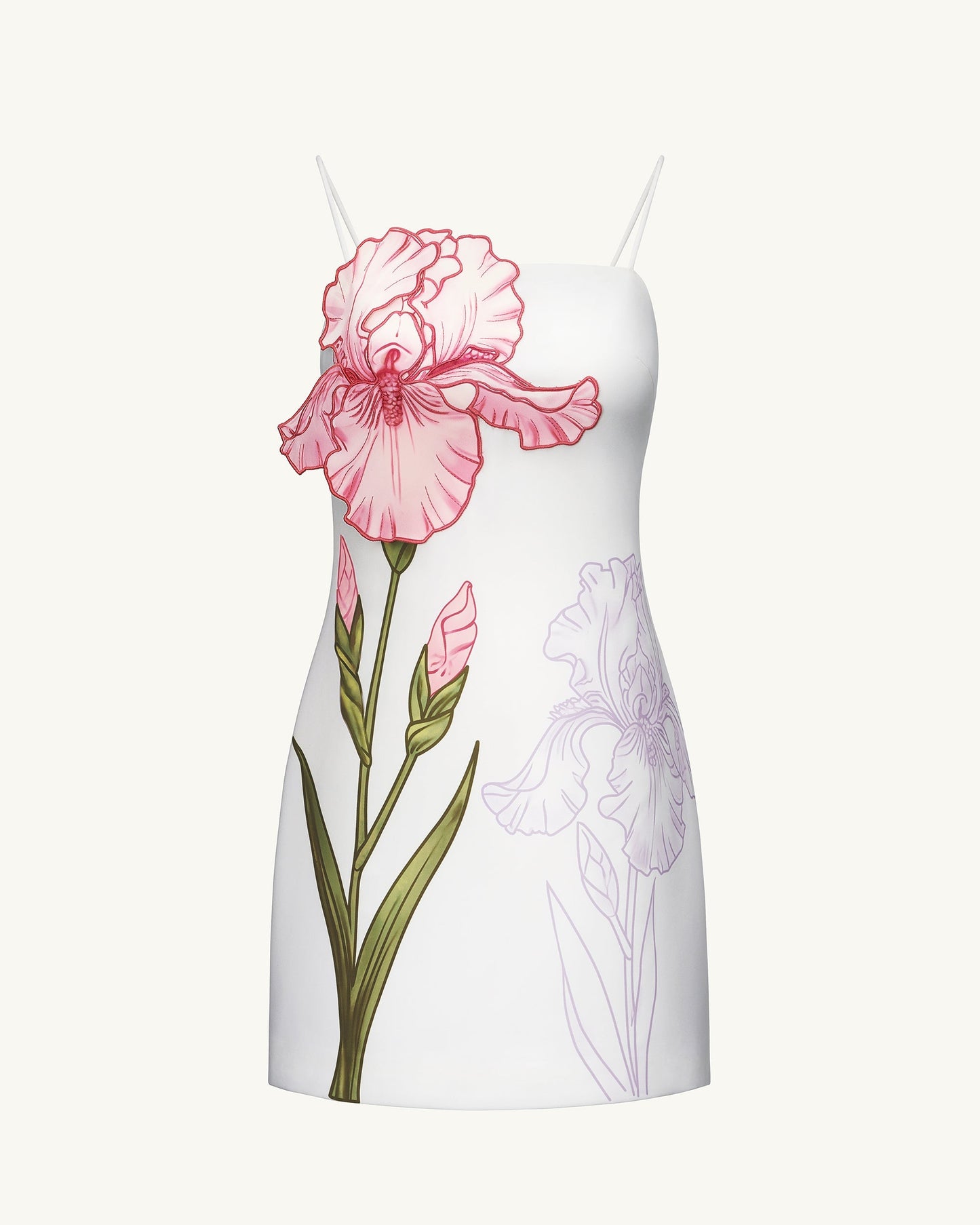 Iris Appliqué Mini Dress