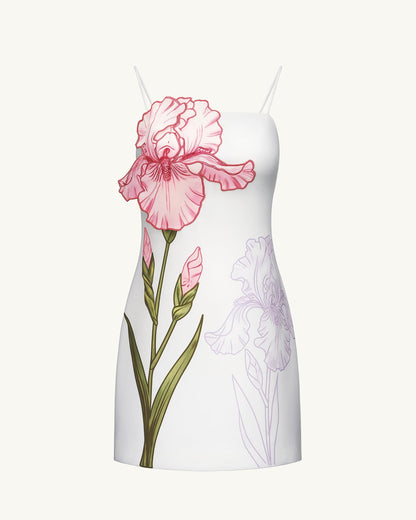 Iris Appliqué Mini Dress