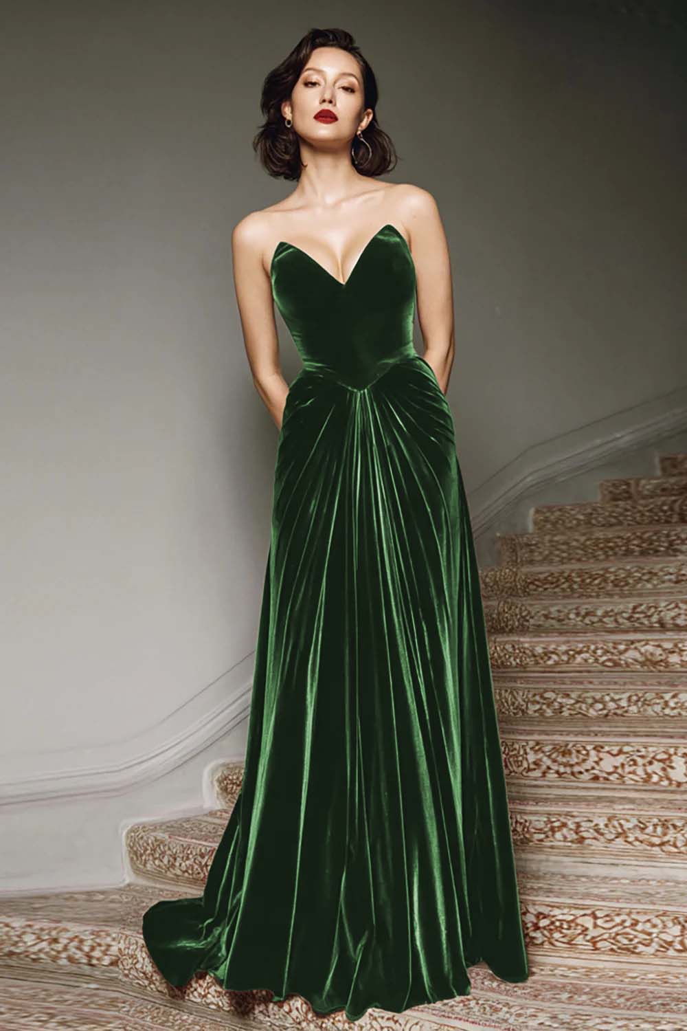 Margot Velvet A-Line Dress