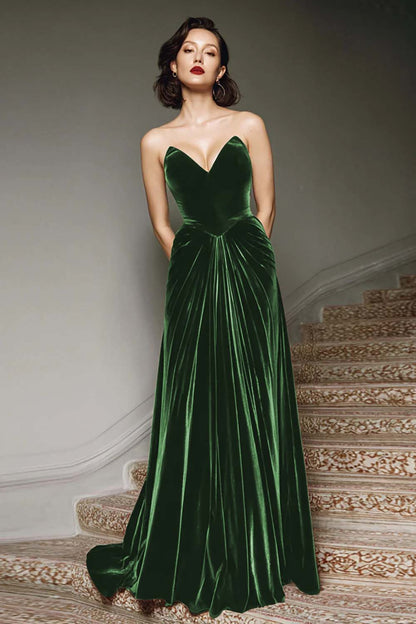 Margot Velvet A-Line Dress