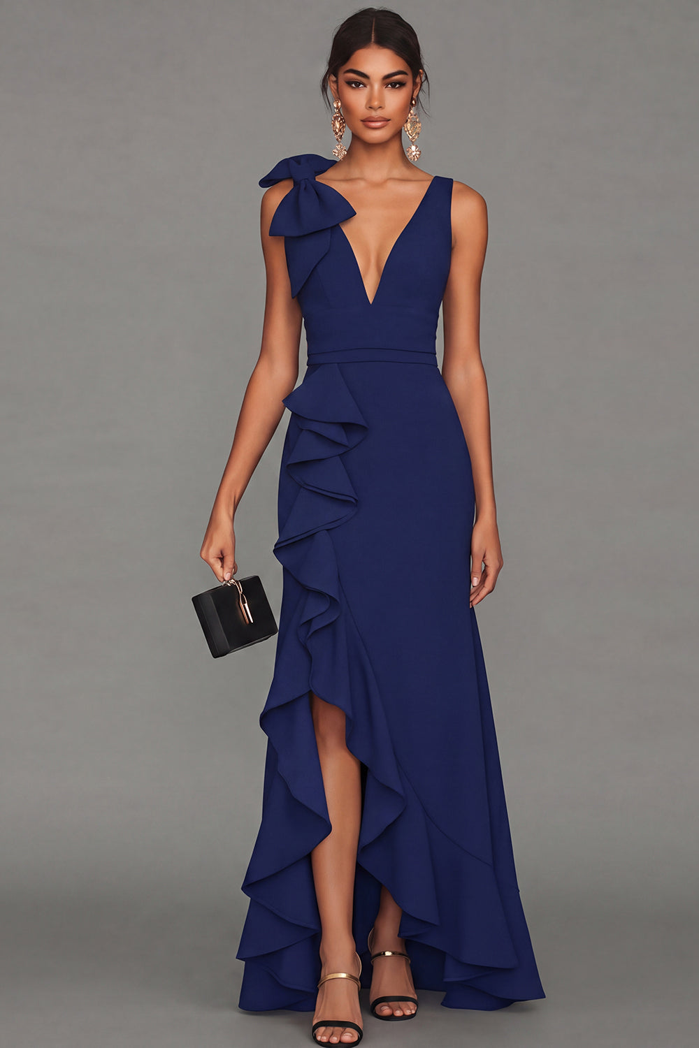 Valentina Ruffle Formal Gown