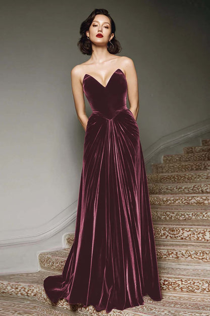 Margot Velvet A-Line Dress