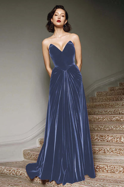 Margot Velvet A-Line Dress