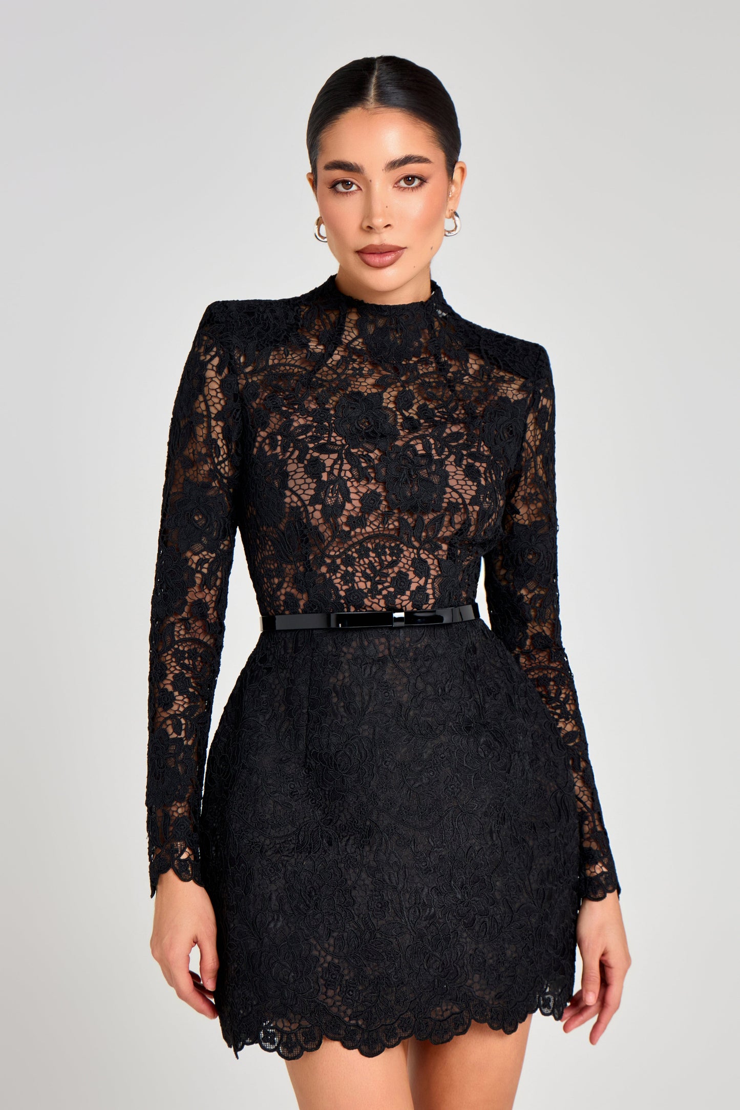 Sophie Silk Slip Dress in Black