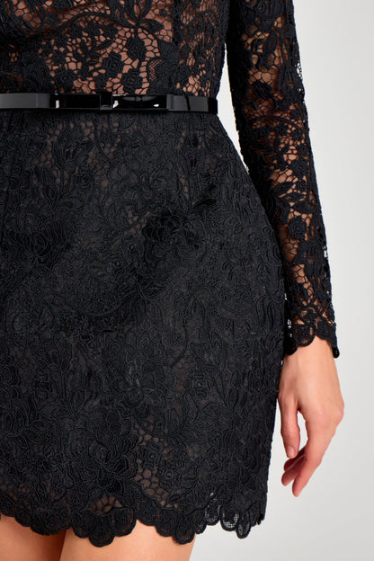 Sophie Silk Slip Dress in Black