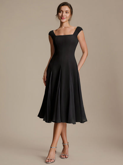 Margot A-Line Midi Dress