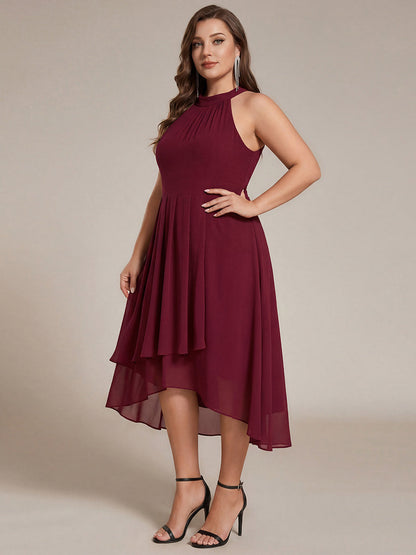 Posie Chiffon Halter Midi Dress