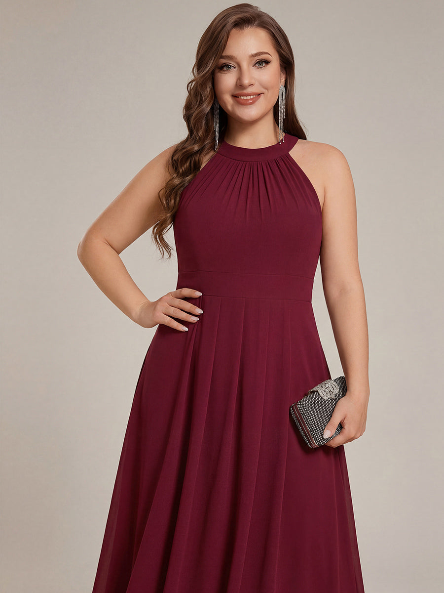Posie Chiffon Halter Midi Dress