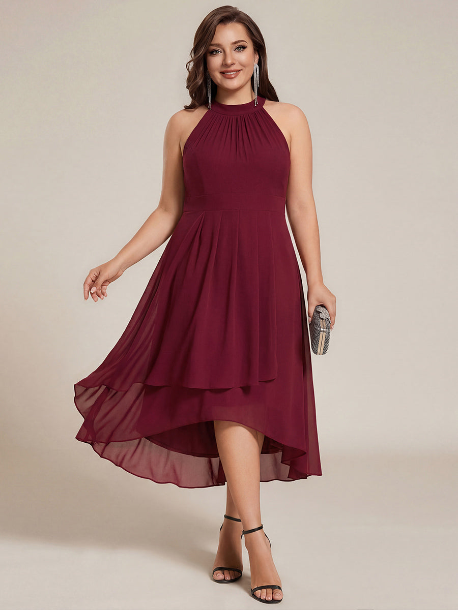 Posie Chiffon Halter Midi Dress