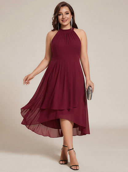 Posie Chiffon Halter Midi Dress