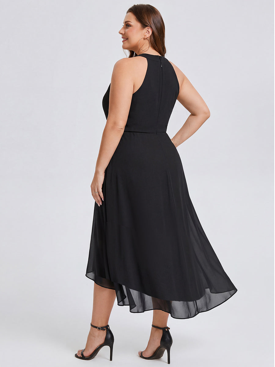 Posie Chiffon Halter Midi Dress