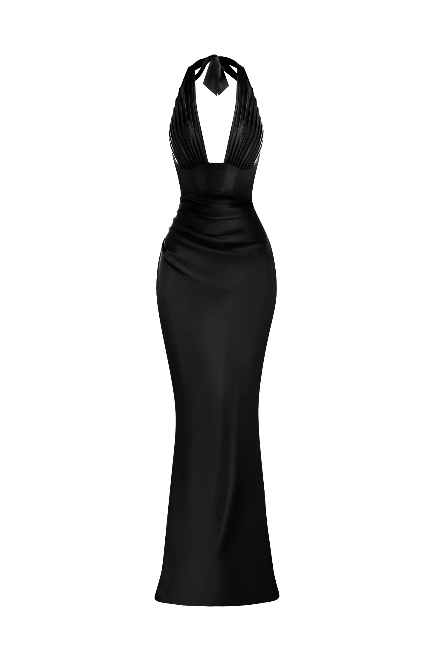 Elowen Cherry Lacquer Maxi Dress