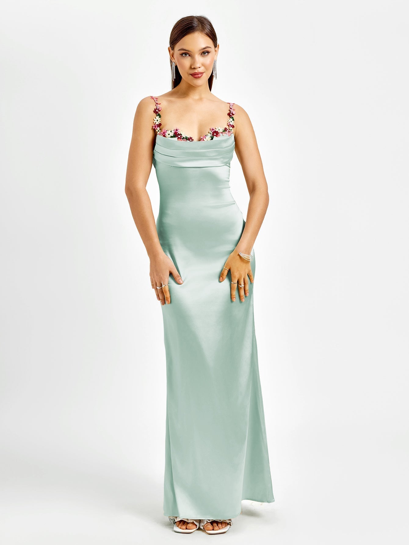 MARIA SATIN GOWN