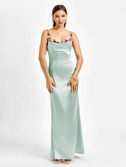 MARIA SATIN GOWN