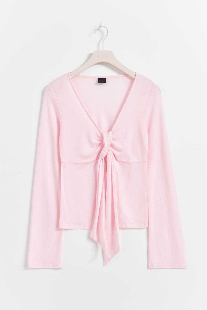 JESSALYN KNOT TIE TOP