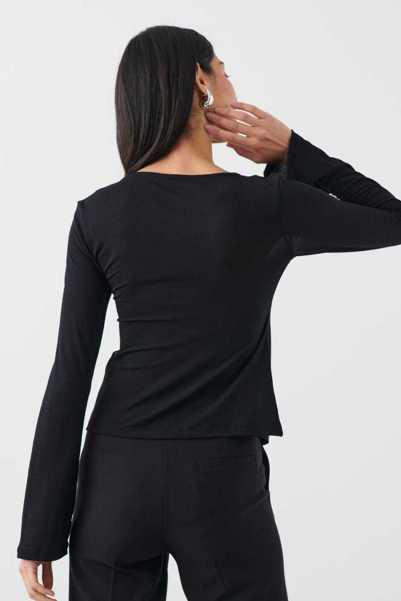 JESSALYN KNOT TIE TOP