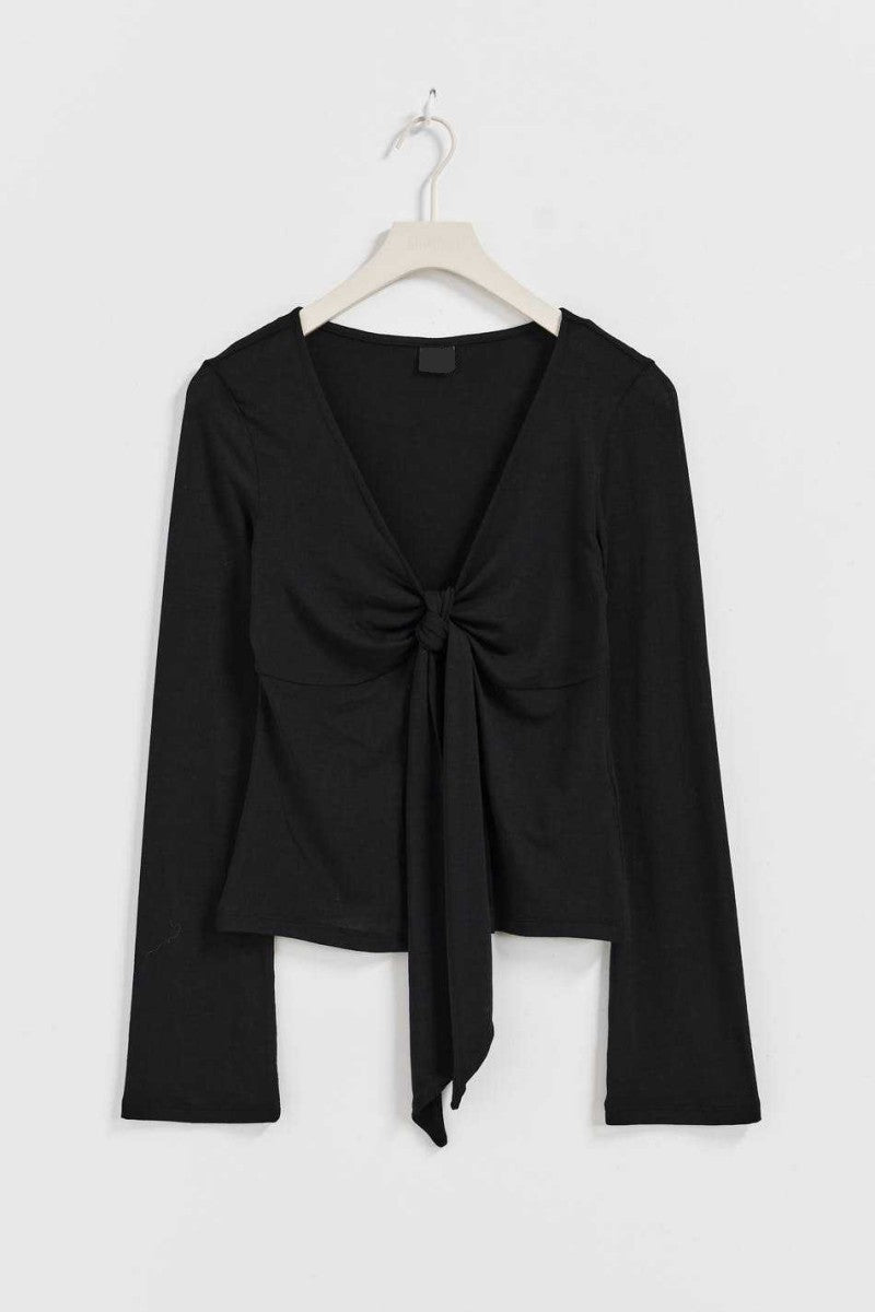 JESSALYN KNOT TIE TOP