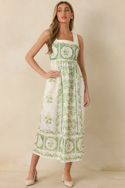 Evangeline Eyelet Maxi Dress