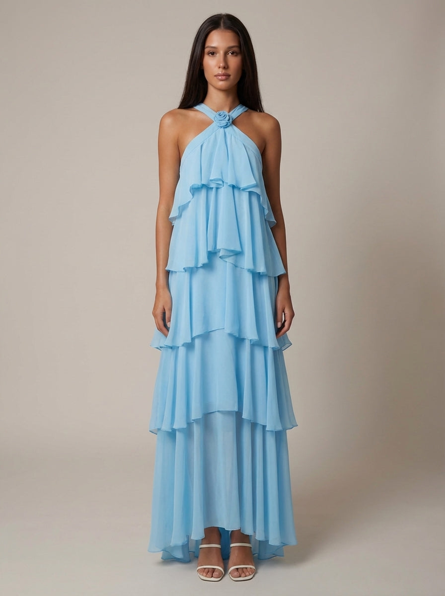 FLOWER MAXI DRESS