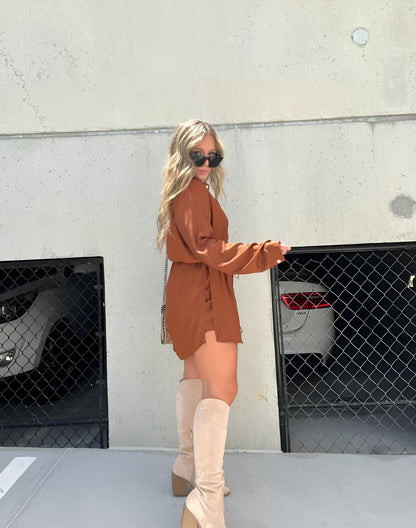 Jessica Satin Romper