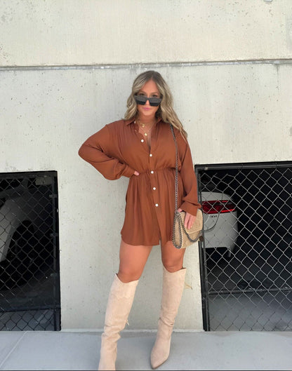 Jessica Satin Romper