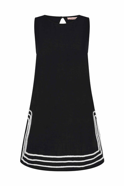 Margot Silk Mini Dress in Spritz