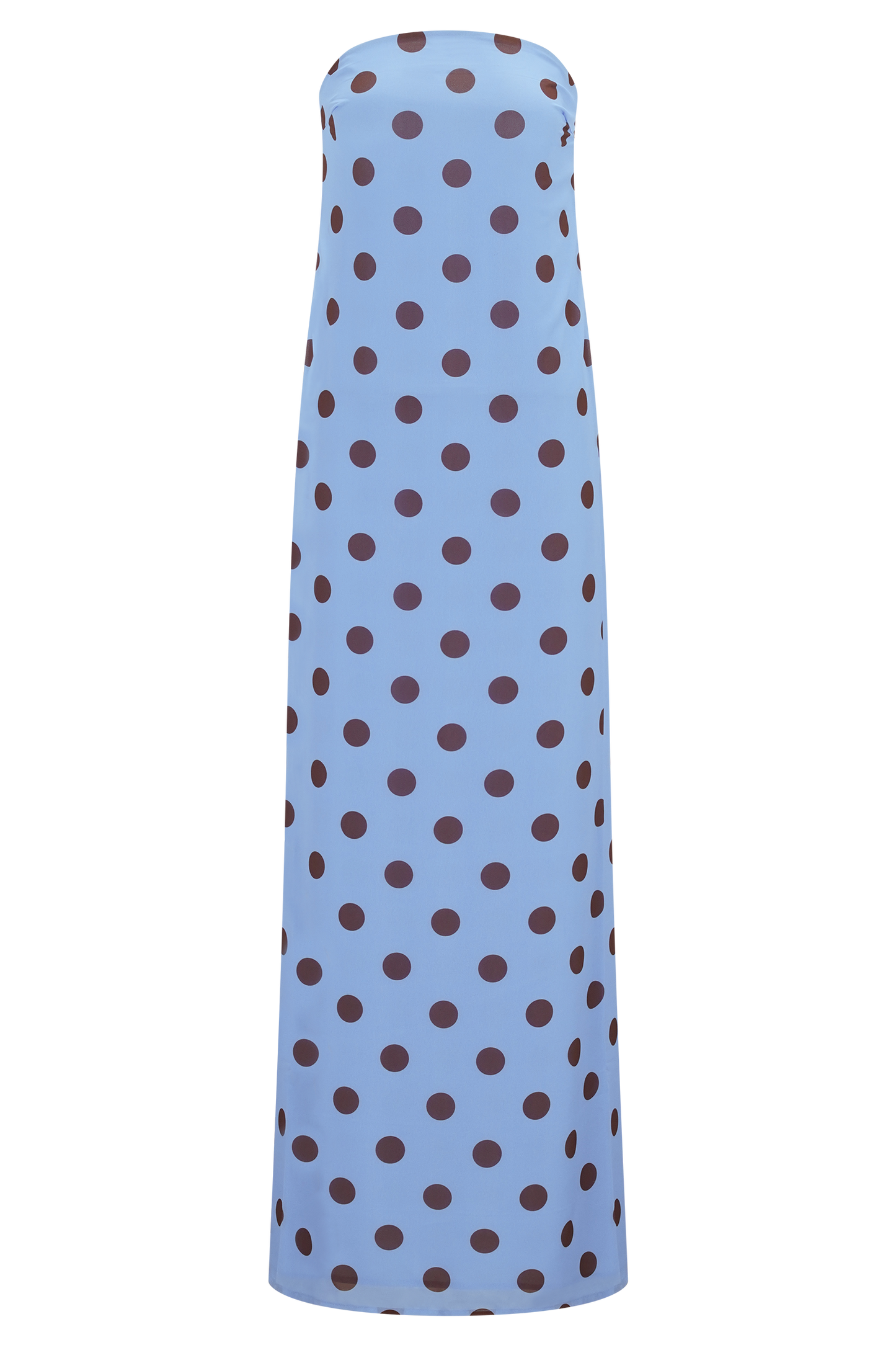 Amaya Strapless Chiffon Maxi Dress