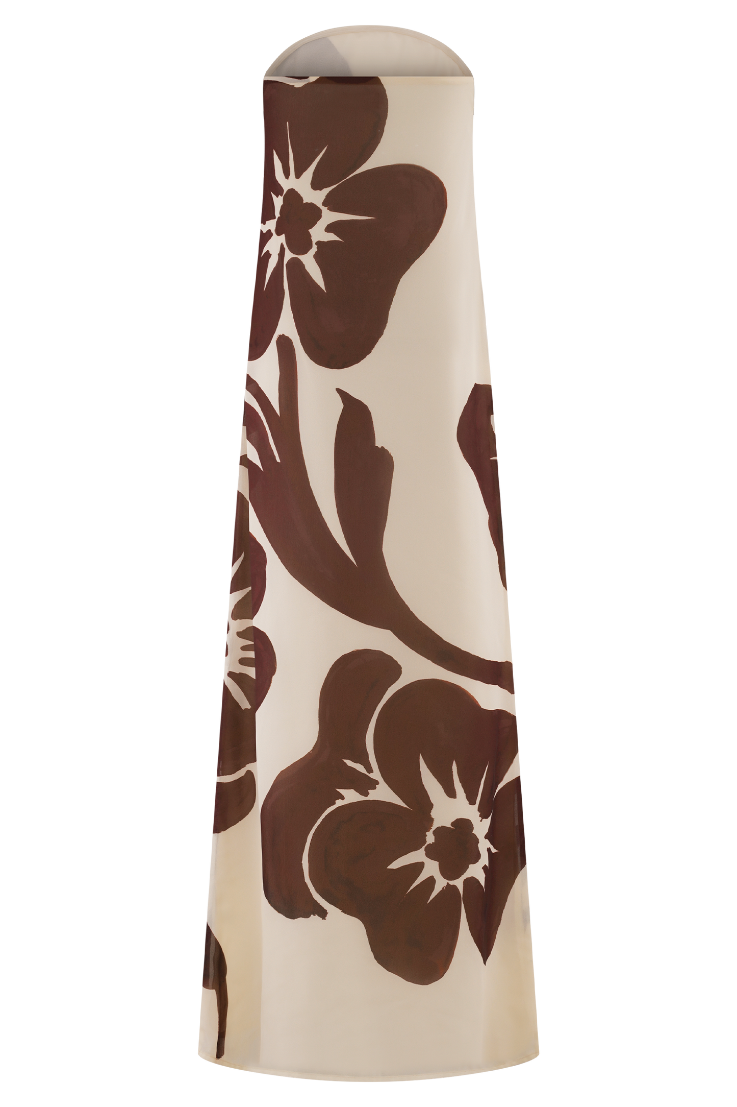 Amaya Strapless Chiffon Maxi Dress