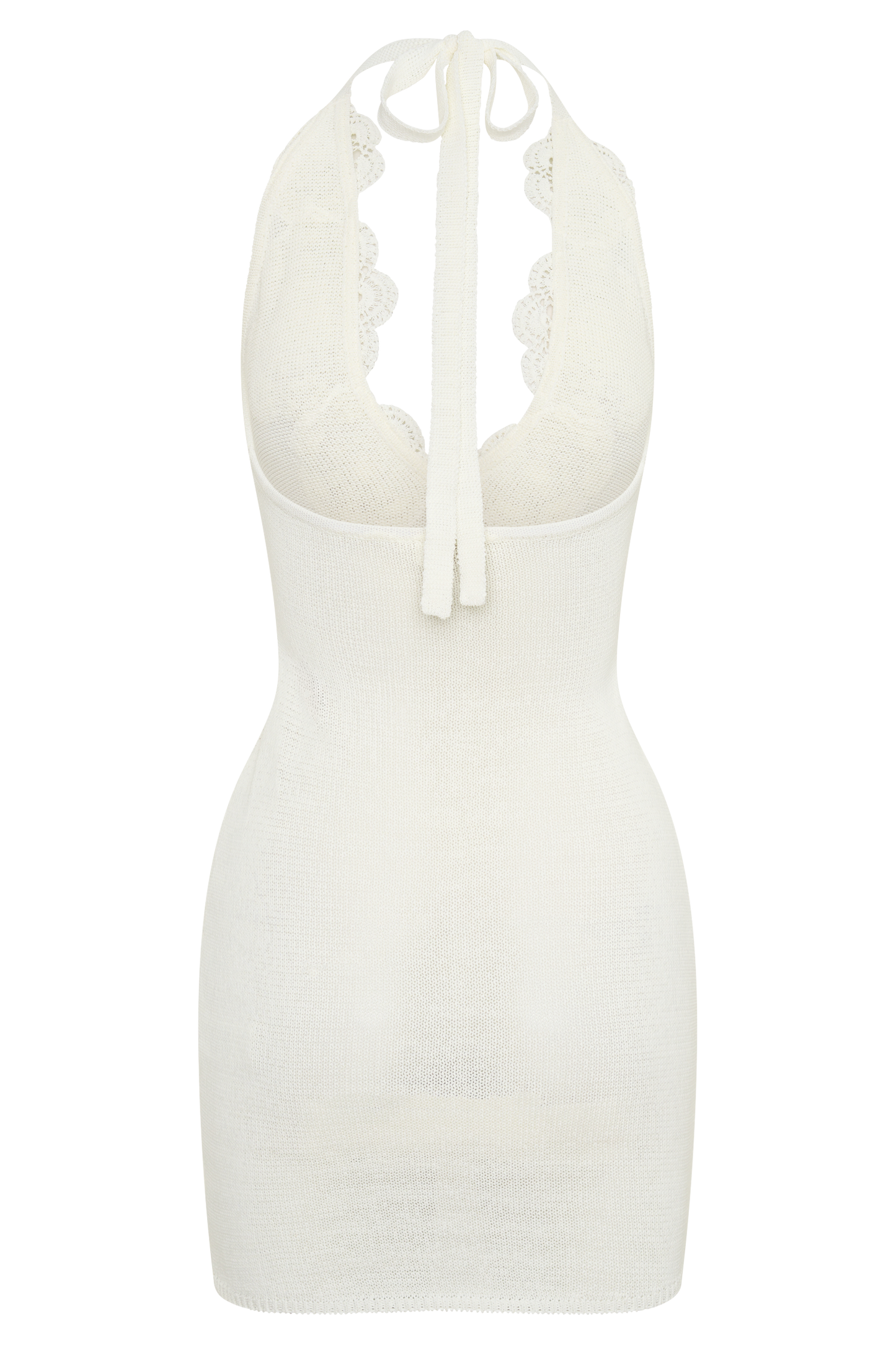 Bodhi Crochet Halter Mini Dress