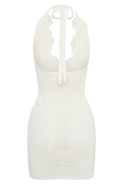 Bodhi Crochet Halter Mini Dress