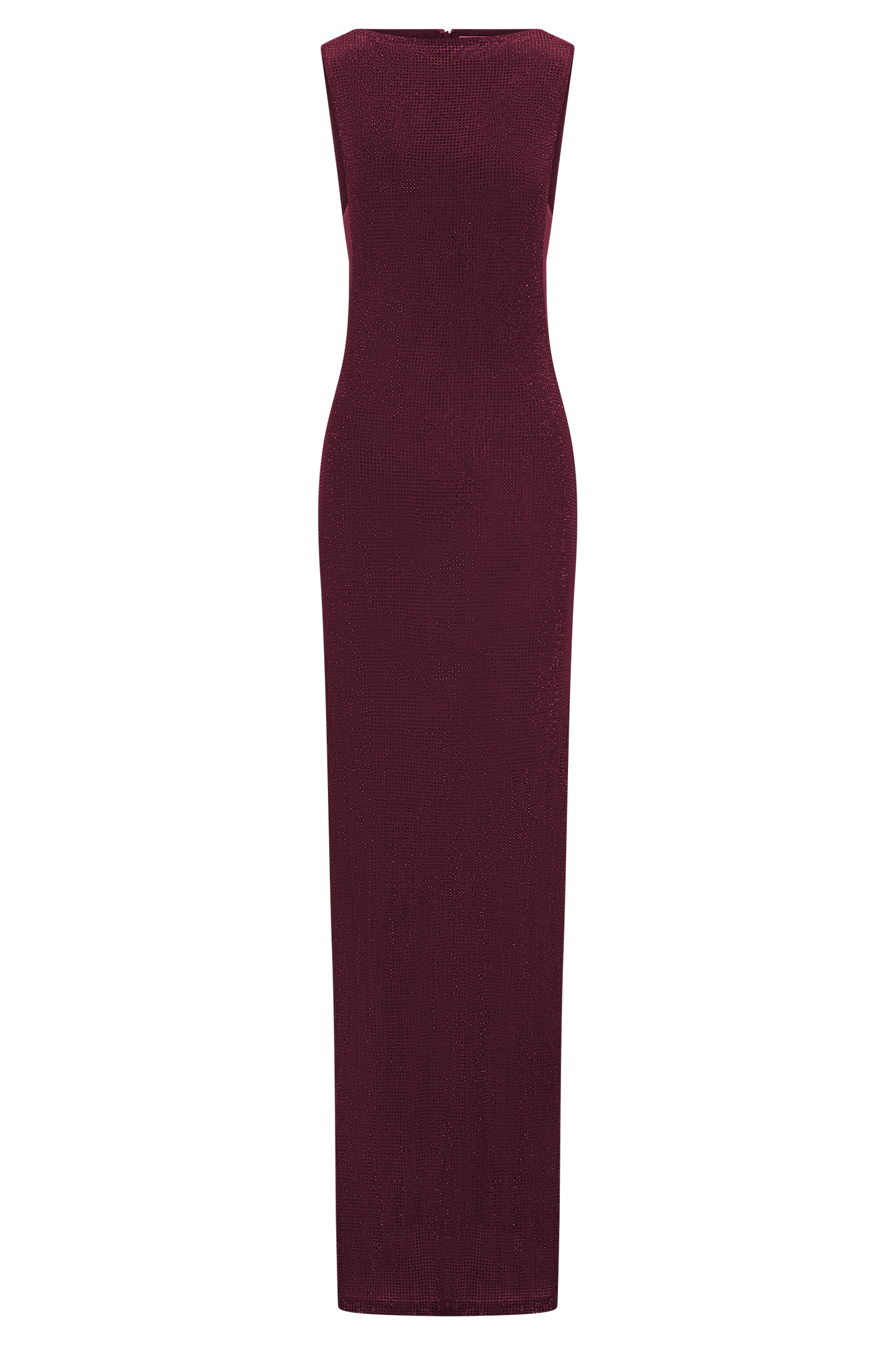 Magnolia Diamante Sleeveless Maxi Dress in Chocolate