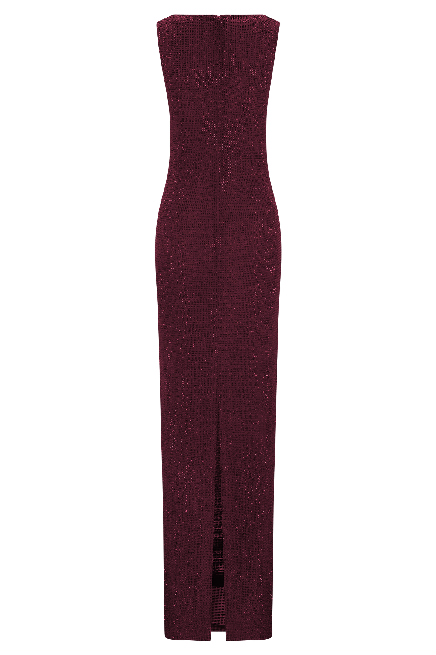 Magnolia Diamante Sleeveless Maxi Dress in Chocolate