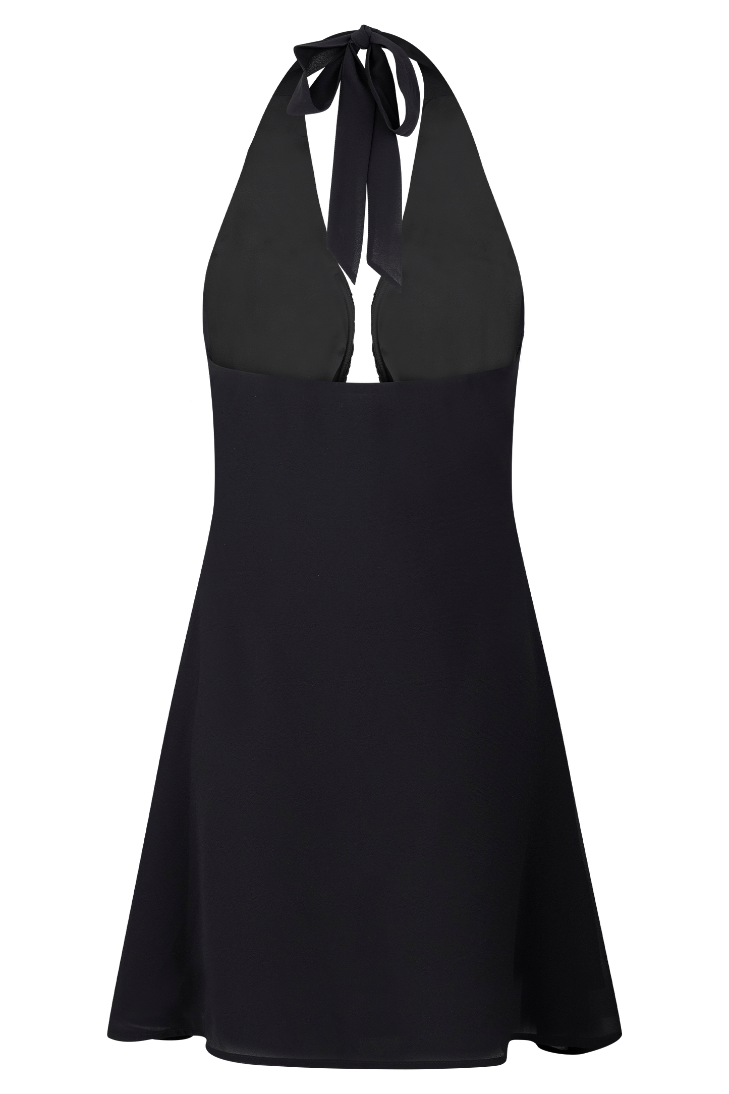 Malakhai Chiffon Halter Mini Dress