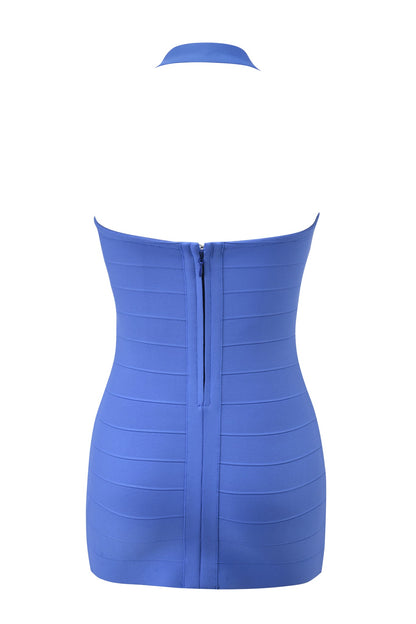 Aiden Bandage Mini Dress in Red