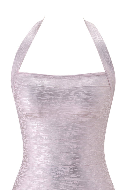 Aiden Platinum Bandage Mini Dress