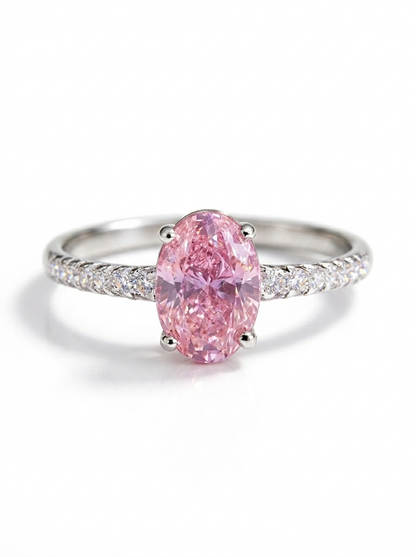 Pink Diamond Ring