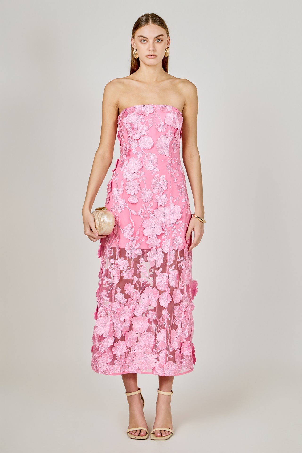 Isabelle Floral Embroidered Maxi Dress