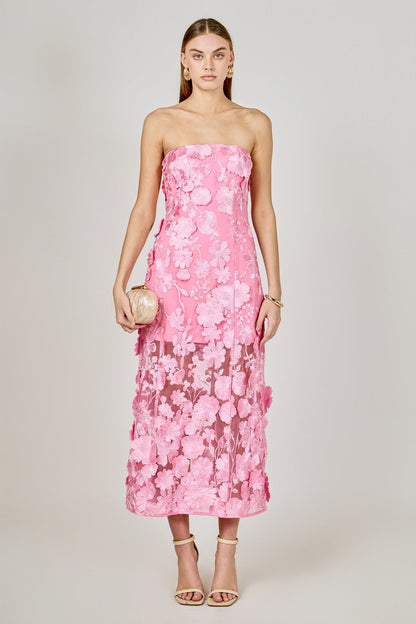 Isabelle Floral Embroidered Maxi Dress