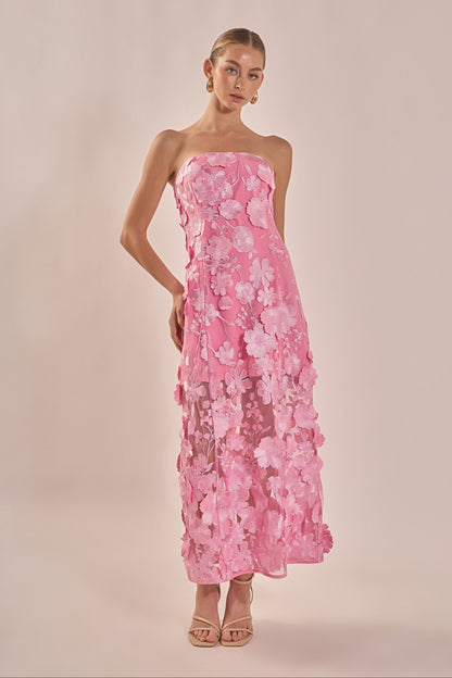 Isabelle Floral Embroidered Maxi Dress