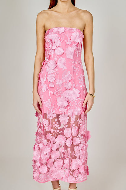 Isabelle Floral Embroidered Maxi Dress