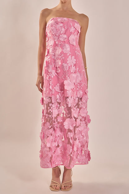 Isabelle Floral Embroidered Maxi Dress