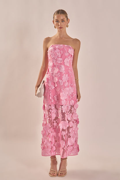 Isabelle Floral Embroidered Maxi Dress