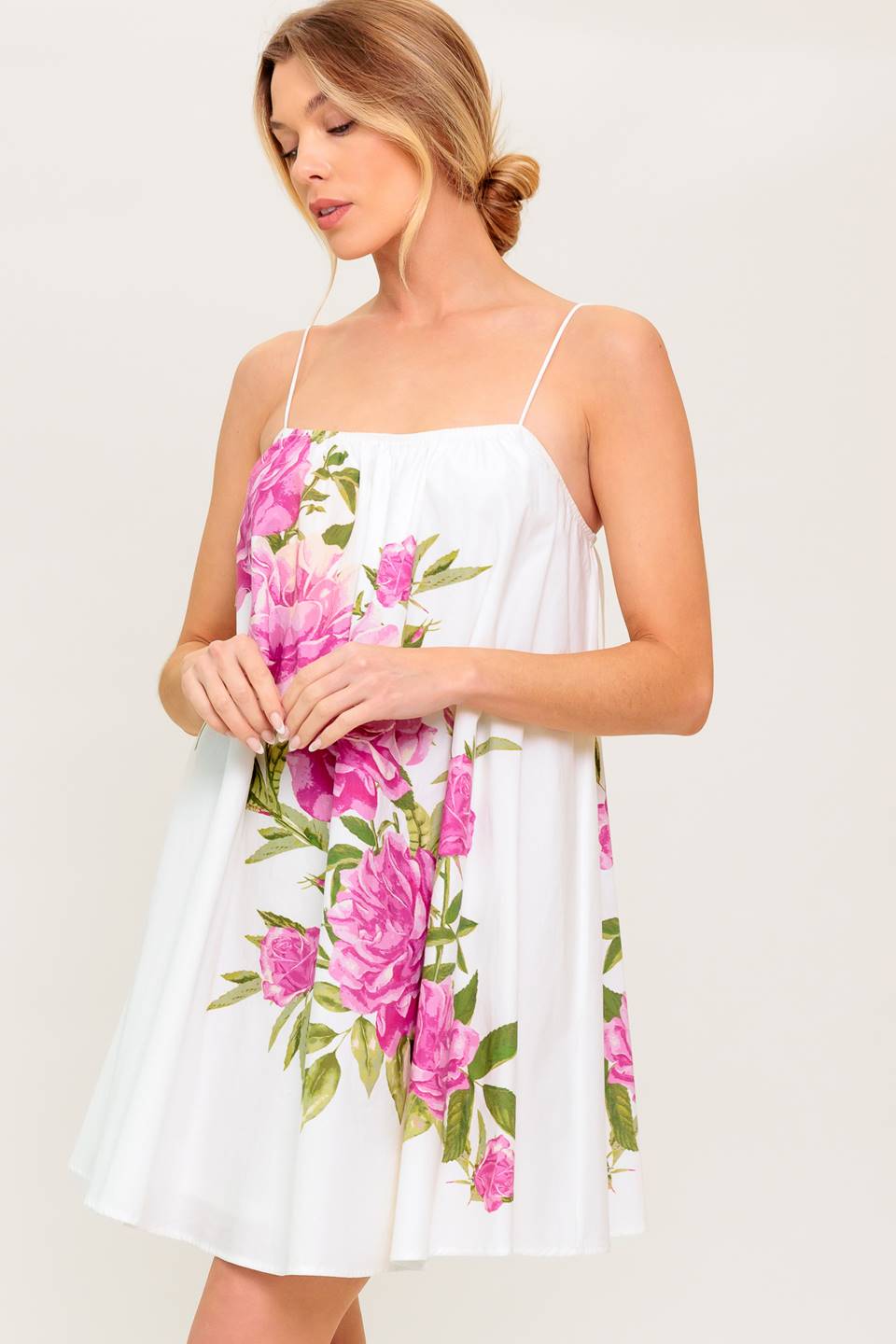 Celeste Floral Woven Mini Dress