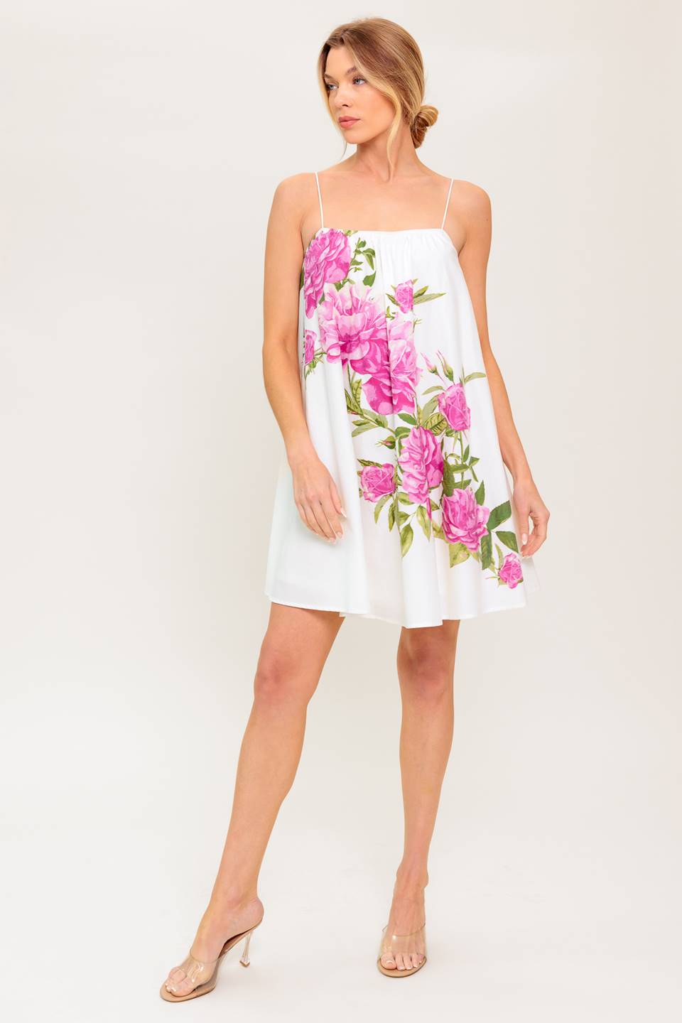 Celeste Floral Woven Mini Dress