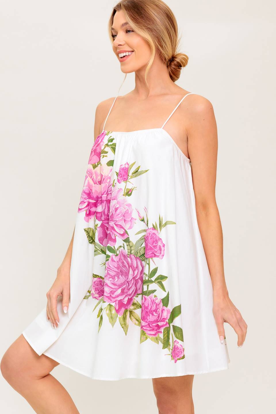 Celeste Floral Woven Mini Dress
