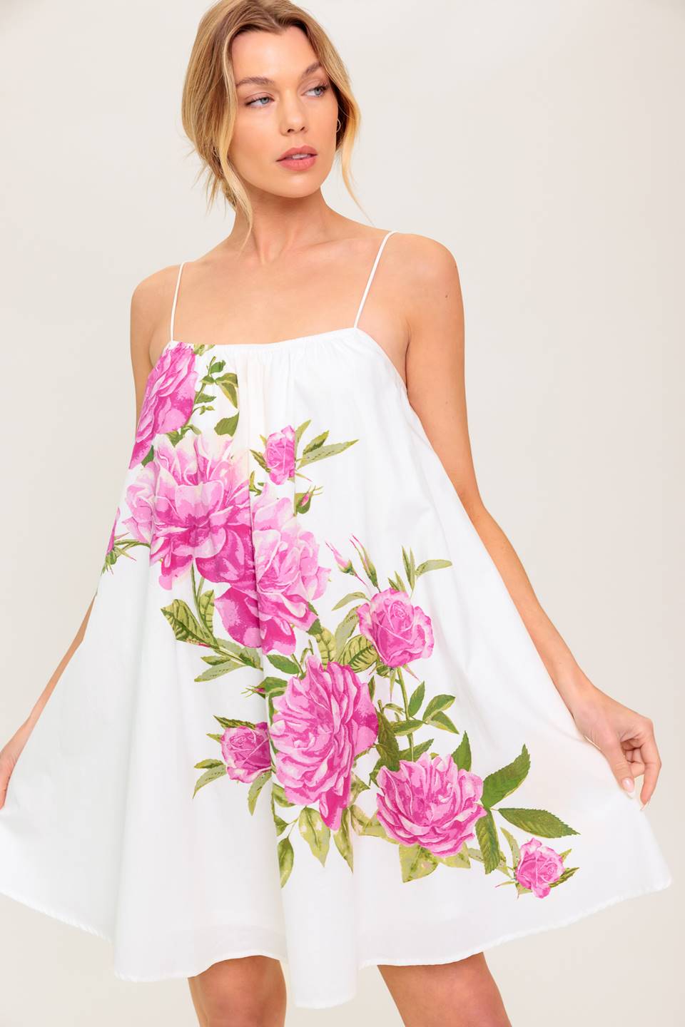 Celeste Floral Woven Mini Dress