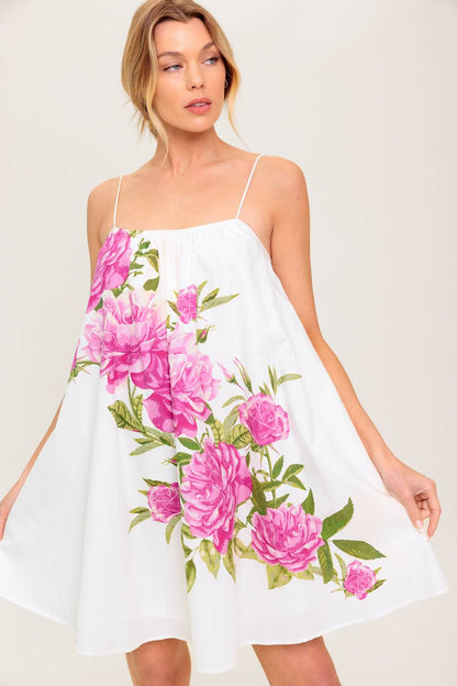Celeste Floral Woven Mini Dress
