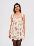 Amandine Silk Mini Dress