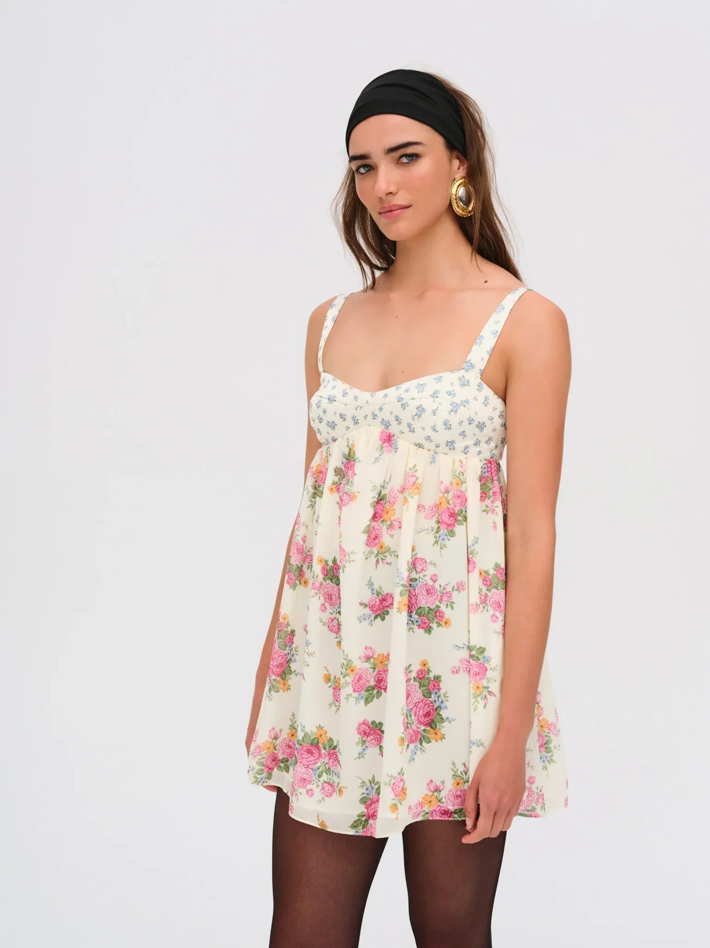 Amandine Silk Mini Dress