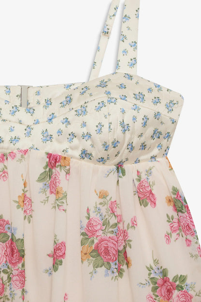 Amandine Silk Mini Dress